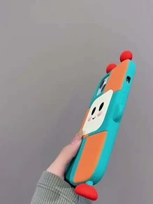 3d Funda para móvil con dibujos animados de robot - Multicolor - Ver 3