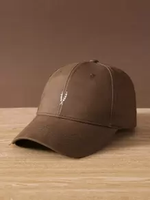 Men Leaf Print Baseball Cap Casual - Brown - View 2