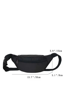 Stylish Multifunctional Men Minimalist Waist Bag Chest Bag Crossbody Bag Mobile Phone Bag For Outdoor Sports University Students Waist Bag, College Bag Multi-Functional Winter Fanny Pack Bum Bag Rider Bag Black Bag Large Capacity Vacation Travel Hip Bag Gifts For Men Valentine Day Travel Essentials Holiday Essentials Bag For Men Stickers Bags Summer Back To School Valentines Gifts Valentine Gifts For Men Bag Pack Belt Bag Spring School Supplies Small Bag For Men Body Bag For Men Belt Bag For Men - Black - View 3