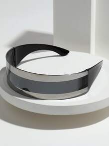 1 chiếc kính trang trí phong cách Cyberpunk cá nhân hóa, mạ lớp phủ, mang hơi hướng tương lai (không kèm hộp đựng) - Nhiều màu - Xem 2