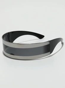 1 chiếc kính trang trí phong cách Cyberpunk cá nhân hóa, mạ lớp phủ, mang hơi hướng tương lai (không kèm hộp đựng) - Nhiều màu - Xem 8