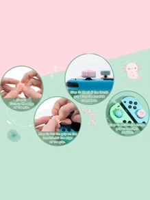 4 cái mô hình Ếch Rocker Nắp nút tương thích với Nintendo Switch / OLED / Lite - Nhiều màu - Xem 4