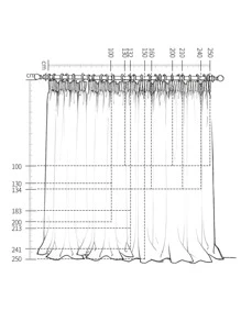 1pc Ombre Color Single Panel Curtain,Star Stripe Double-Layer Curtain For Bedroom - Multicolor - View 7