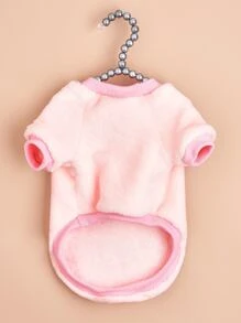 1入組字母圖案寵物運動衫 - 粉色 - 查看 7