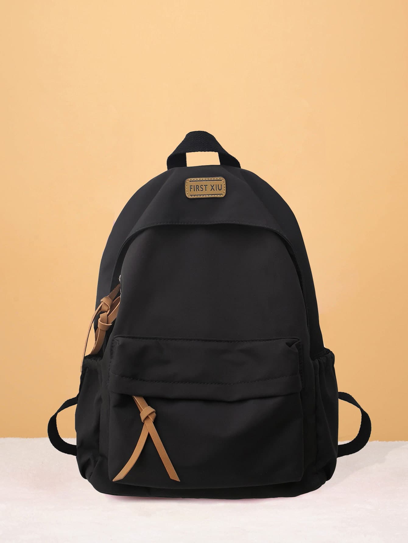 Lightweight,Business Casual Letter Patch Decor Functional Backpack,Bookbag Lightweight Casual Daypacks,For Graduate,Teen Girls,Freshman,Sophomore,Junior & Senior In College,University & High School,Perfect For Outdoors,Travel & Back To School For Teen Girls Women College Students,Rookies & White-Collar Workers Perfect For Office,College,Work,Business,Commute,Outdoors,Travel,Outings,School Backpack,Large Capacity,Laptop Compartment,Portable,For Teen Girls Women College Students,Boys And Men,College,Elementary School,Middle School,High School,Work,Business,Commute,Outdoors,Travel,Outings, School Supplies, School Bag, Backpack For School, Back To School Backpack, School Bookbag, Big Backpack, Backpack School, Back To School Bags, Waterproof, Classic Casual, Suitable For Teen Girls Women College Students, Perfect For Back To School, First Day Of School, Middle School, High School