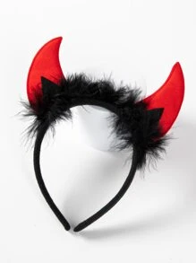 Phụ kiện Halloween: Băng đô sừng - Nhiều màu - Xem 2