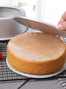 20 piezas Papel para hornear liso pastel - Blanco - Ver 2