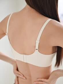 DAZY Solid No Show Bralet - Beige - View 2