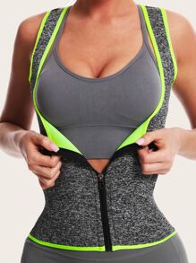 Thể Thao Ngoài Trời Huấn Luyện Vòng Eo Underbust Corset Định Hình Vòng Eo Huấn Luyện Corset - Xám - Xem 1