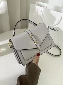 極簡風格按扣方包