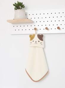 2pcs Cat Design Hand Towel - Multicolor - View 4