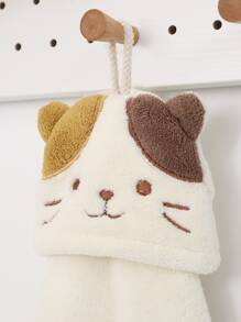 2pcs Cat Design Hand Towel - Multicolor - View 7
