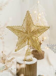 1入組隨機聖誕樹裝飾星星 - 彩色 - 查看 4