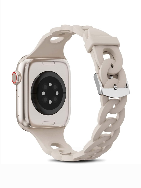 1pc Hollow Out Waterproof Watchband Compatible With Apple Watch