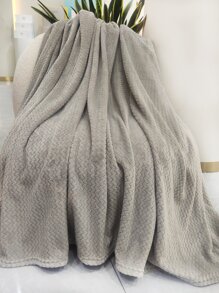 素色毯子 - 淺灰色 - 查看 1