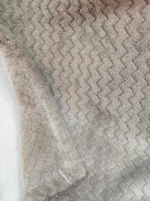 素色毯子 - 淺灰色 - 查看 5