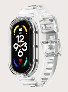 2 en 1 Funda para reloj & Correa de reloj compatible con Xiaomi - transparente - Ver 1
