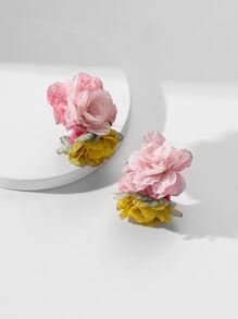 花朵耳钉 情人节、妈妈、母亲、母亲节、礼物 - 彩色 - 查看 8