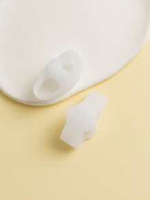 1 对肤色大脚趾保护套，男女通用 - 白色 - 查看 2