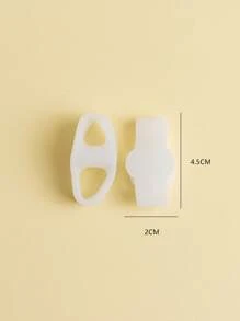 1 对肤色大脚趾保护套，男女通用 - 白色 - 查看 3