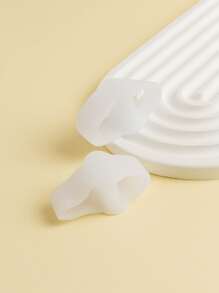 1 对肤色大脚趾保护套，男女通用 - 白色 - 查看 4