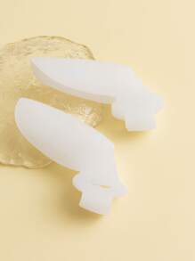 2入組素色腳趾保護套 - 白色 - 查看 2