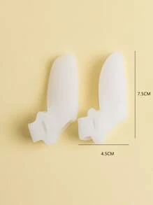 2入組素色腳趾保護套 - 白色 - 查看 3