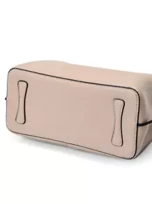 Dedoo 新款荔枝纹女士手提包，配有肩带，商务休闲两用，适合办公室、商务和工作场合，是日常优雅和特殊场合的理想之选。 - 卡其色 - 查看 7