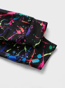 GENTILAND 男士反光圖案印花抽繩連帽衫 - 彩色 - 查看 3