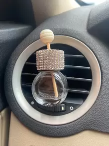 1pc Empty Bottle Design Car Ornament - Clear - View 1