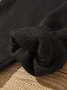 Odzież dwuczęściowa dla małych chłopców Boże Narodzenie Casual - Czarne - Zobacz 7