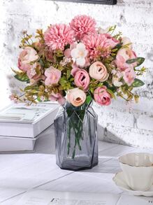 1/3 件人造花丝绸茶玫瑰花束菊花塑料植物新娘花束情人节假植物婚礼装饰 DIY 花环材料，新娘手捧花装饰配件，婚车装饰，门楣拱门装饰，家居，餐厅，卧室，花瓶装饰，生日派对装饰材料新年礼物，情人节，礼物，秋季装饰，秋季 - 彩色 - 查看 7