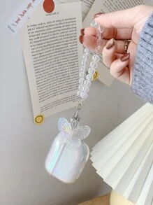 1个激光闪光保护壳 + 蝴蝶结装饰闪光保护套，兼容苹果 2/3，防震保护套，兼容 Pro/Pro 2/Pro 3，新款第四代 - 無色 - 查看 5