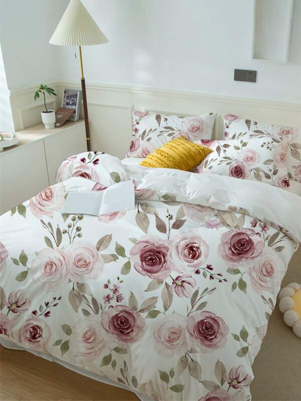 flower-print-duvet-cover-set-without-filler-shein-usa