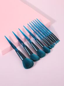 10pcs Super Soft High-End Makeup Brush Set,Brush Set,Makeup Brush Kit,Make Up Brush Set,Make Up Set Complete,Makeup Brush Set,Complete Makeup Kit,Brush Kit,Brushes Makeup Set,Makeup Gift Set,Set - Navy Blue - View 1
