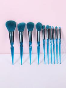 10pcs Super Soft High-End Makeup Brush Set,Brush Set,Makeup Brush Kit,Make Up Brush Set,Make Up Set Complete,Makeup Brush Set,Complete Makeup Kit,Brush Kit,Brushes Makeup Set,Makeup Gift Set,Set - Navy Blue - View 2