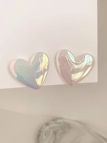 心形设计耳环情人节 - 彩色 - 查看 1