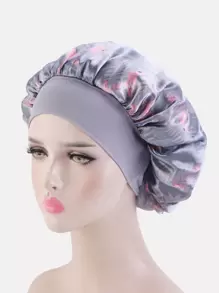 Gorro de dormir con estampado de flamencos - Multicolor - Ver 1