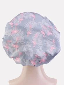 Gorro de dormir con estampado de flamencos - Multicolor - Ver 2