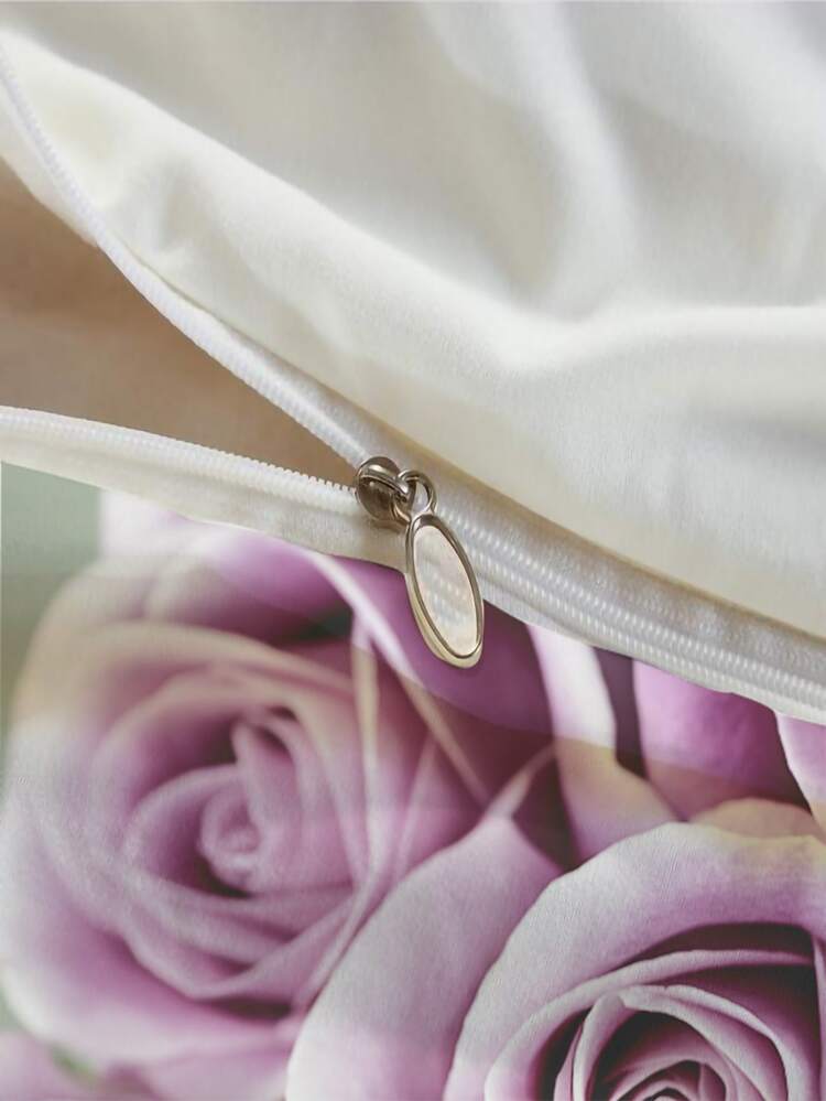 Set colcha sin relleno con estampado floral - Multicolor - Añade 4