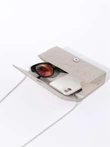 Glamuroso, elegante, exquisito, silencioso Lentejuelas de lujo, elegante, lujoso, brillante Mini bolso cuadrado con purpurina y cadena con solapa con detalle fruncido, bolso de novia perfecto para bodas, bailes y eventos de fiesta, bolso de noche, bolso de cena para fiestera, mujer