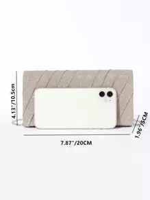 Glamuroso, elegante, exquisito, silencioso Lentejuelas de lujo, elegante, lujoso, brillante Mini bolso cuadrado con purpurina y cadena con solapa con detalle fruncido, bolso de novia perfecto para bodas, bailes y eventos de fiesta, bolso de noche, bolso de cena para fiestera, mujer