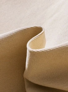 Toddler Girls 1pc Button Front Belted Romper - Khaki - View 3