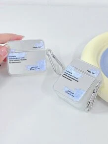 字母圖案耳機殼適用於Airpods - 彩色 - 查看 8