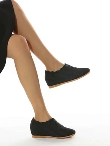 Giày nêm & Phẳng của Nữ - màu đen - Xem 5