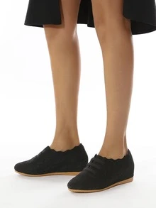 Giày nêm & Phẳng của Nữ - màu đen - Xem 6