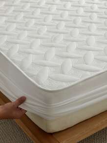 幾何提花床墊套