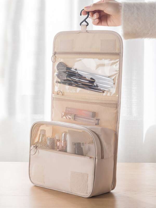 Letter Graphic Portable Makeup Bag , Travel Essentials SHEIN USA