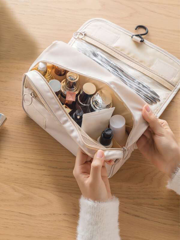 Letter Graphic Portable Makeup Bag , Travel Essentials SHEIN USA