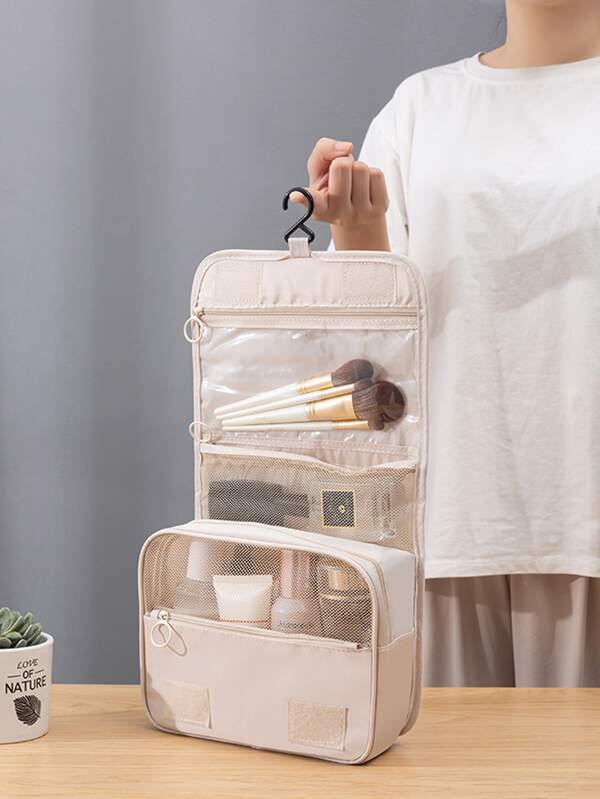 Letter Graphic Portable Makeup Bag , Travel Essentials SHEIN USA